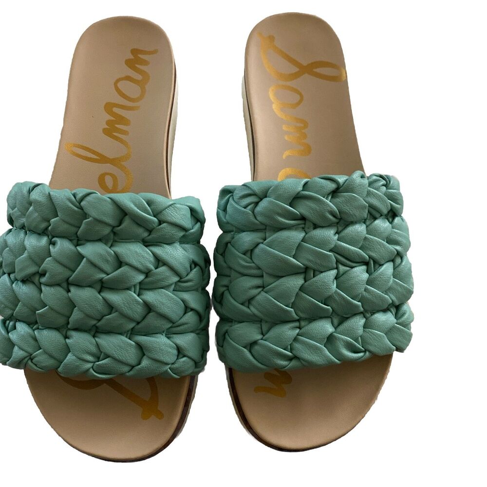 Slides, Sam Edelman Slides Ainsley Aqua, 7.5 M, NWB